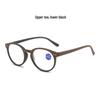New Fashion Round Frame Blue Light Blocking Reading Glasses for Older Adults - High Definition for Men and Women