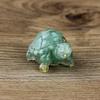 1Pc Natural  Gravel Epoxy Resin Small Turtle Desktop Decoration Home Decoration Chakra Meditation Healing Gift