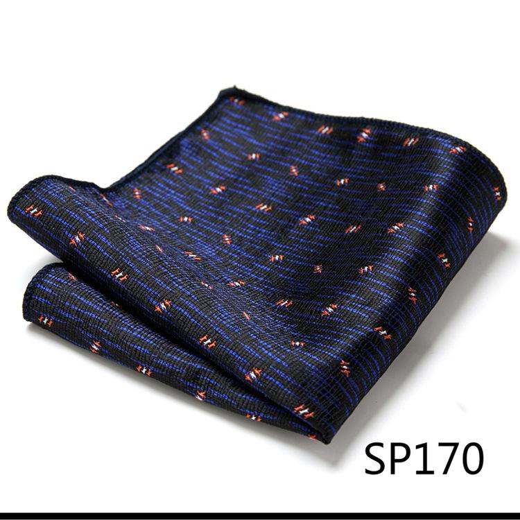 Guangzhou 1200-Pin High-Density Men'S Elegant Retro Business Suit Jacquard Pocket Towel Square Towel