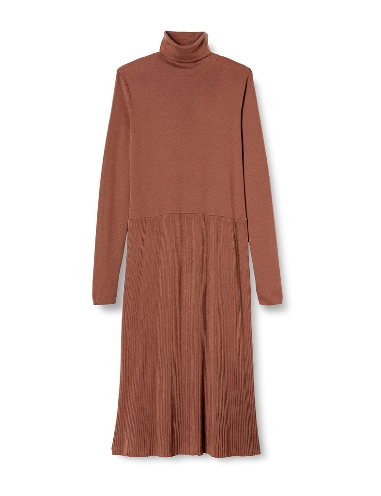 Mila Owen Turtleneck Knit Size 0 to Japanese size Low-Waist Dress, 09WNO195098, Women's, LBRW, (equivalent 7)