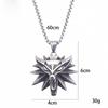Witcher 3 Wolf Head Pendant Necklace