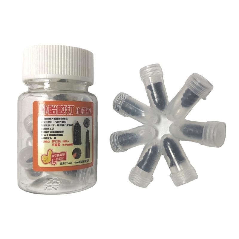 10 Pcs Tire Repair Kit Rubber Nails DIY Flat Tire Repair Car Truck Motorcycle