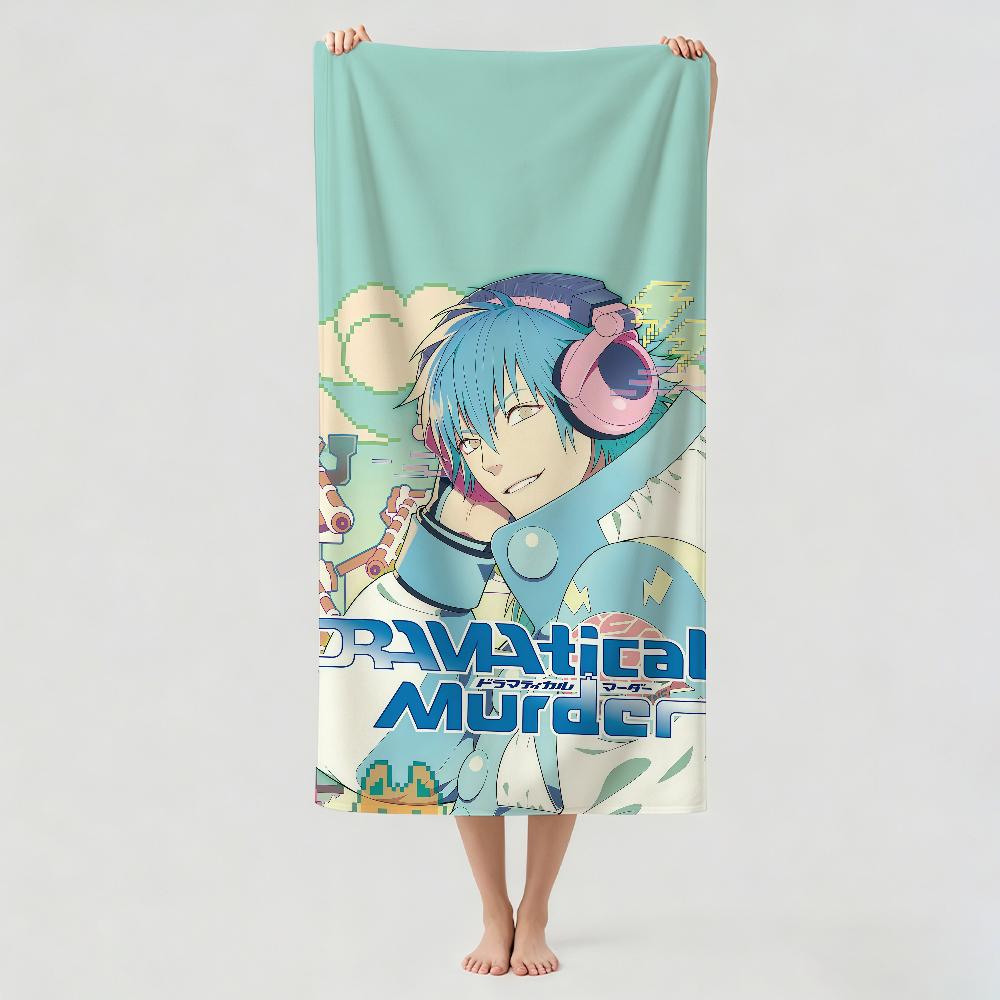 Anime D-dramatical M-Murder Towel Drying Bath Towel Applicable To Light Swimming Camping Yoga Beach Out