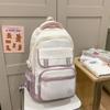 Stylish New College Student Backpack, Simple High-value Backpack, Girls' Large-capacity Junior High School Student Schoolbag