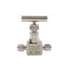 304/316 Stainless Steel High-Pressure Needle Valve - Straight-Through Shut-Off
