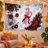 Christmas Theme Wall Tapestry, Xmas Wall Hanging, Holiday Home Bedroom Decoration