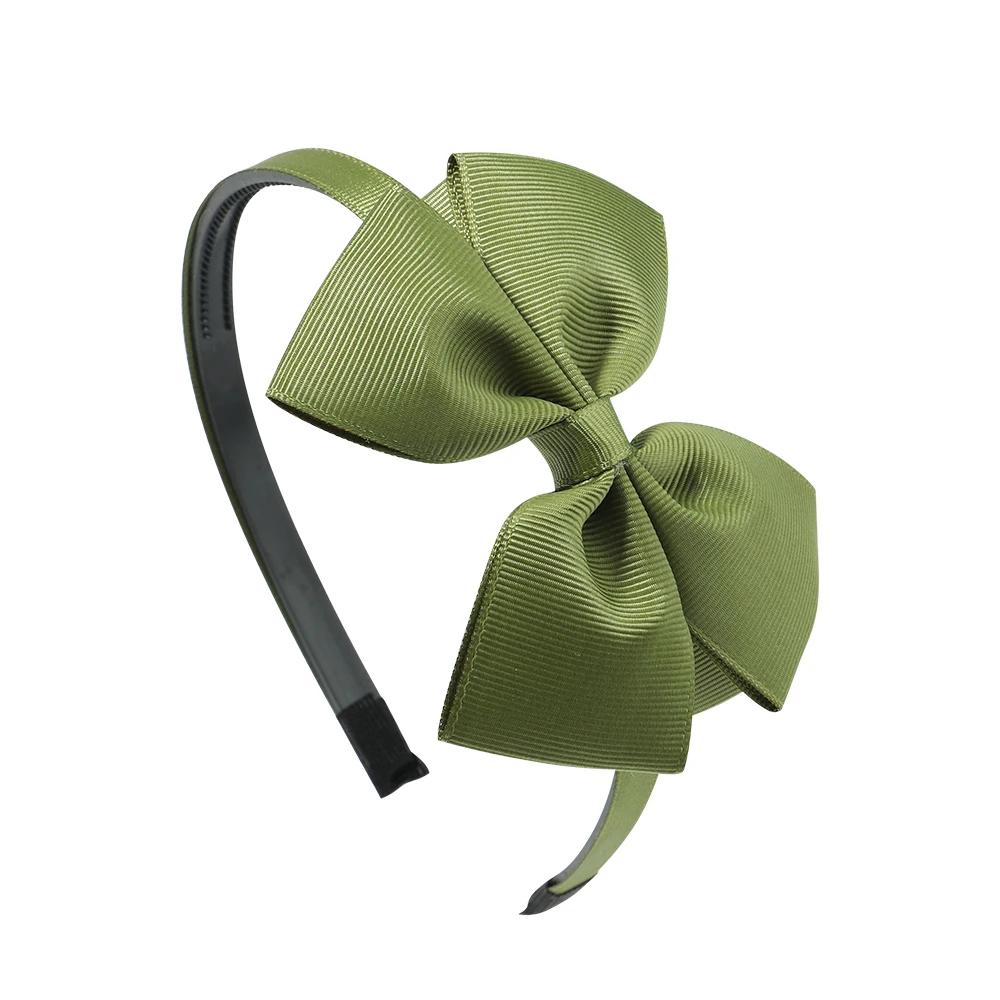 20 Colors Cute Bowknot Baby Girl Hair Band Ribbon Handmade Hair Bows Tiaras Hairbands Headbands Headwear Hair Accessories