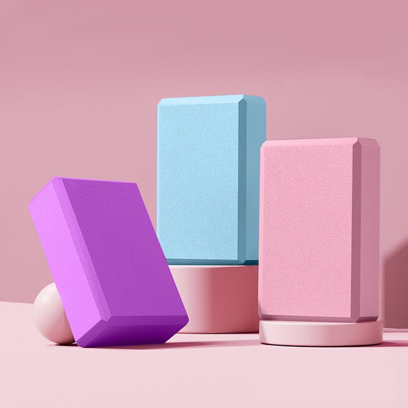 1PC Yoga Building Blocks Cubes Pilates Bricks Reinforcement Mats Sports Supplies Exercise Home Exercise Equipment Fitness