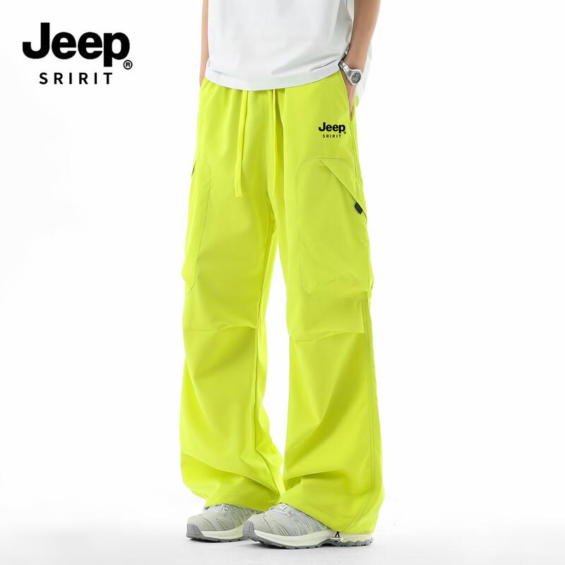 JEEP SPIRIT Men s Straight Fit Multi-Pocket Cargo Pants L