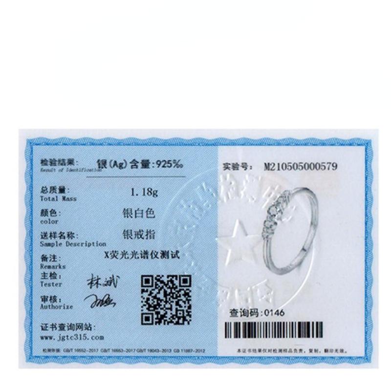 Tancise Classic 925 Sterling Silver  Zircon Ring Ladies Jewelry Wedding Promise Party Gift