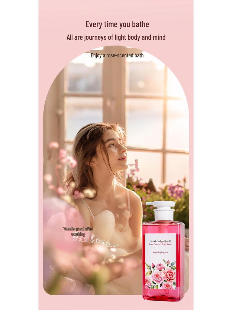 Silicone-Free Oil Control Anti-Dandruff Rose Fragrance Moisturizing Shampoo
