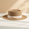 Bohemian Straw Hat With Wide Brim Summer Sunshade For Outdoor Women