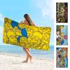 Cartoon Anime S-Simpsons Cartoon Beach Towel Cute Kawaii Room Decor Bath Girls Children Hand Towels For Bathroom Shower