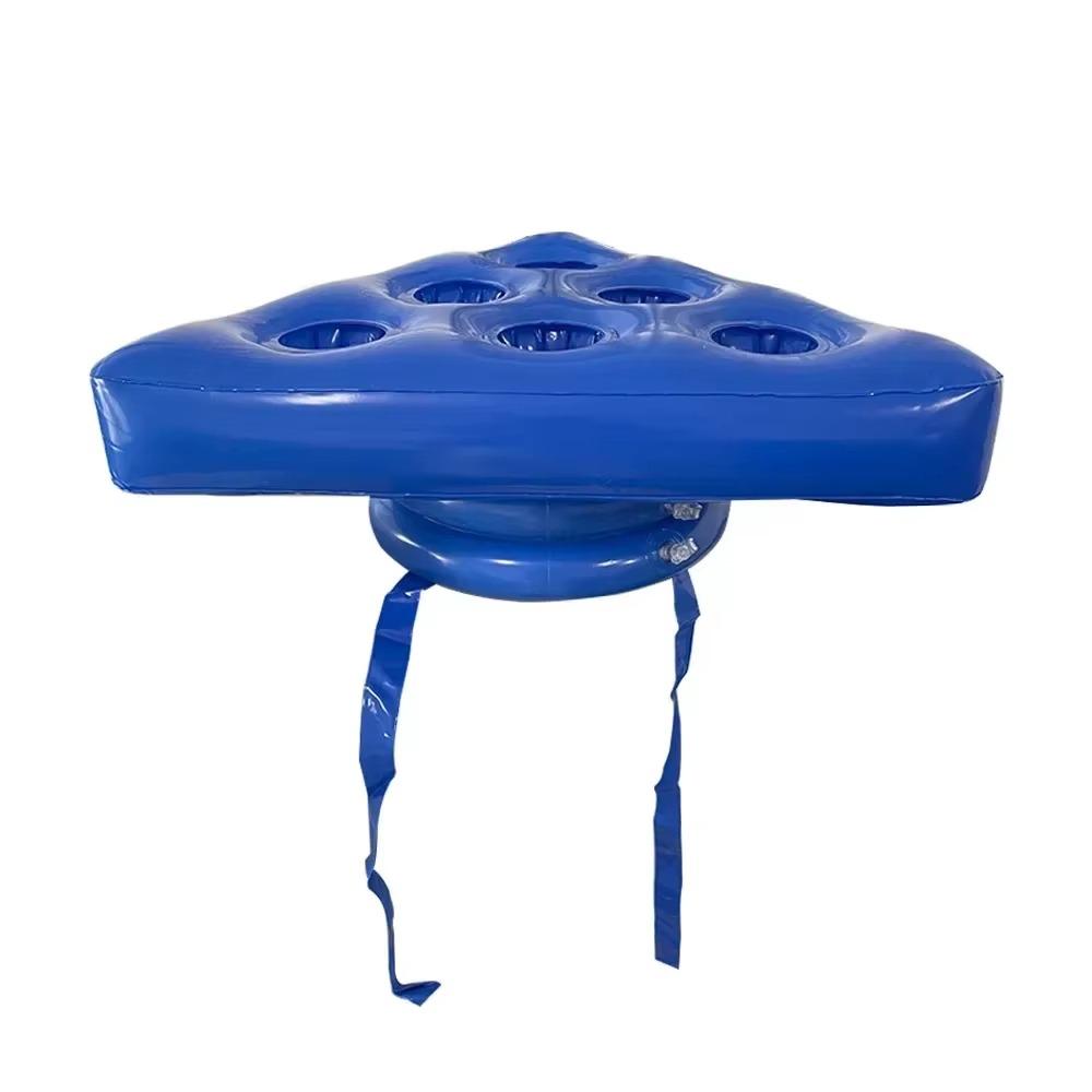 Triangle Cap Toss Game Hat Beverage Cup Mats Party Toss Game Inflatable Pong Hat Garden Party