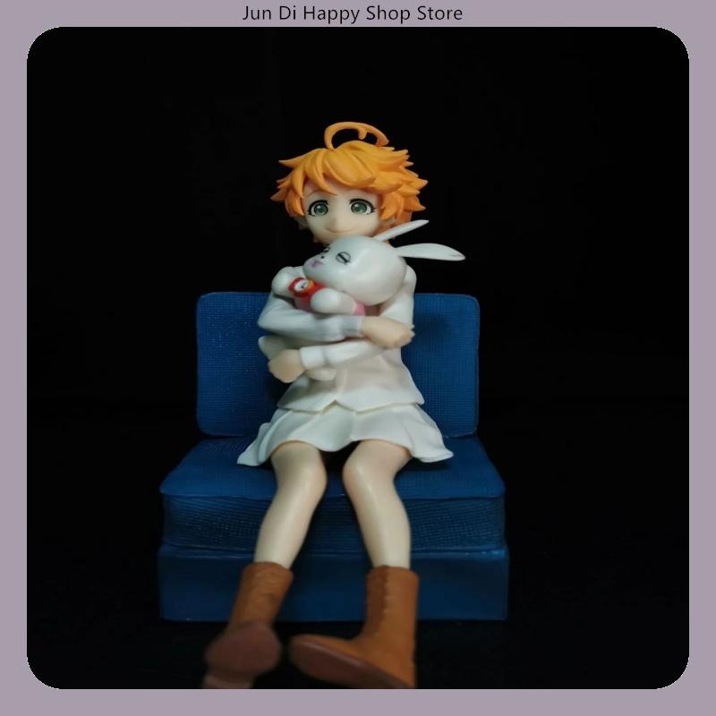 16CM Neverland Figure Norman Ray Emma Three Options characters Sofa Sitting Pose Anime Figure Birthday Gift