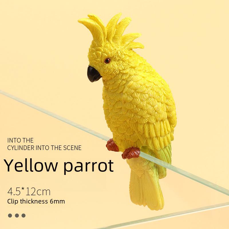 Kreative Papageifisch Aquarium Randdekoration - Wandhängendes Landschaftsornament