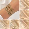 Layered Wrist Accessories Stackable Beaded Bracelets 1pcs Beaded Bracelet Stack for Women Teenage Girls Tiny Elastic Stretch