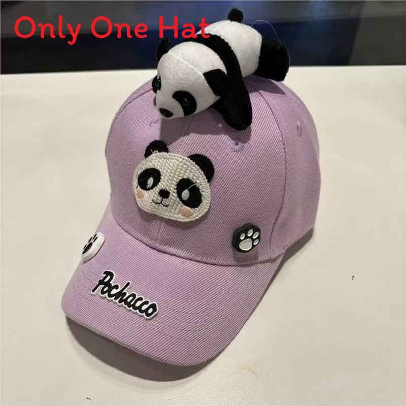 Panda Animal Child Baseball Cap With Sun Protection For Kids And Toddlers