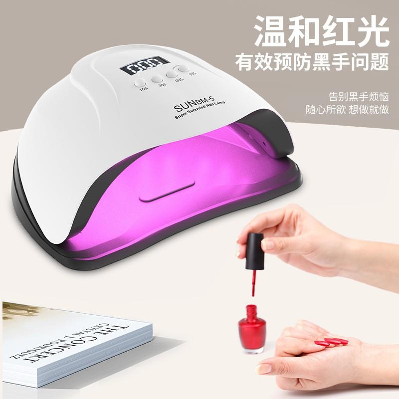 Professional UV LED Nail Lamp With Red Light Technology Fast Curing No Darkening Hands 45/66/72/90 Beads Options