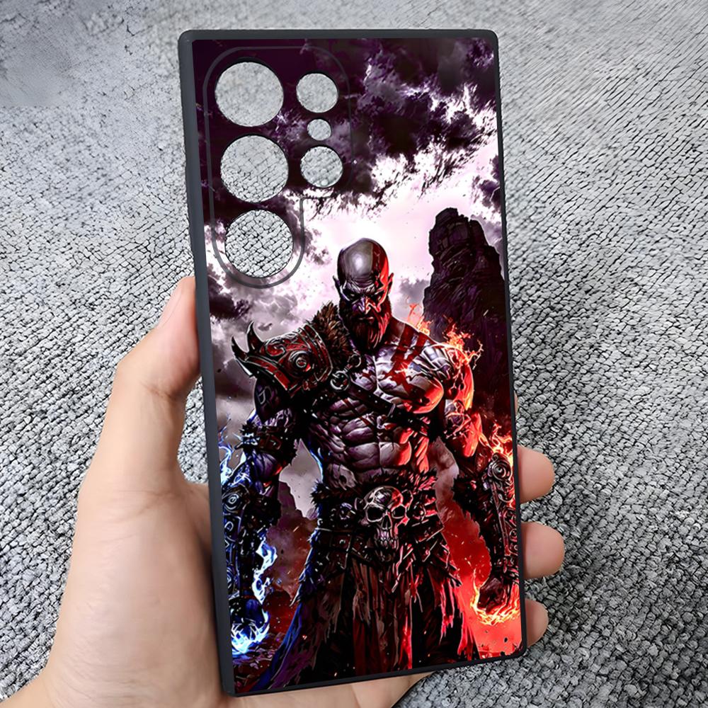 War God Kratos Phone Case For Samsung S25 Edge S24 S23 S22 S21 S20 Ultra Plus Fe Galaxy A54 A53 A34 A25 A16 Cover