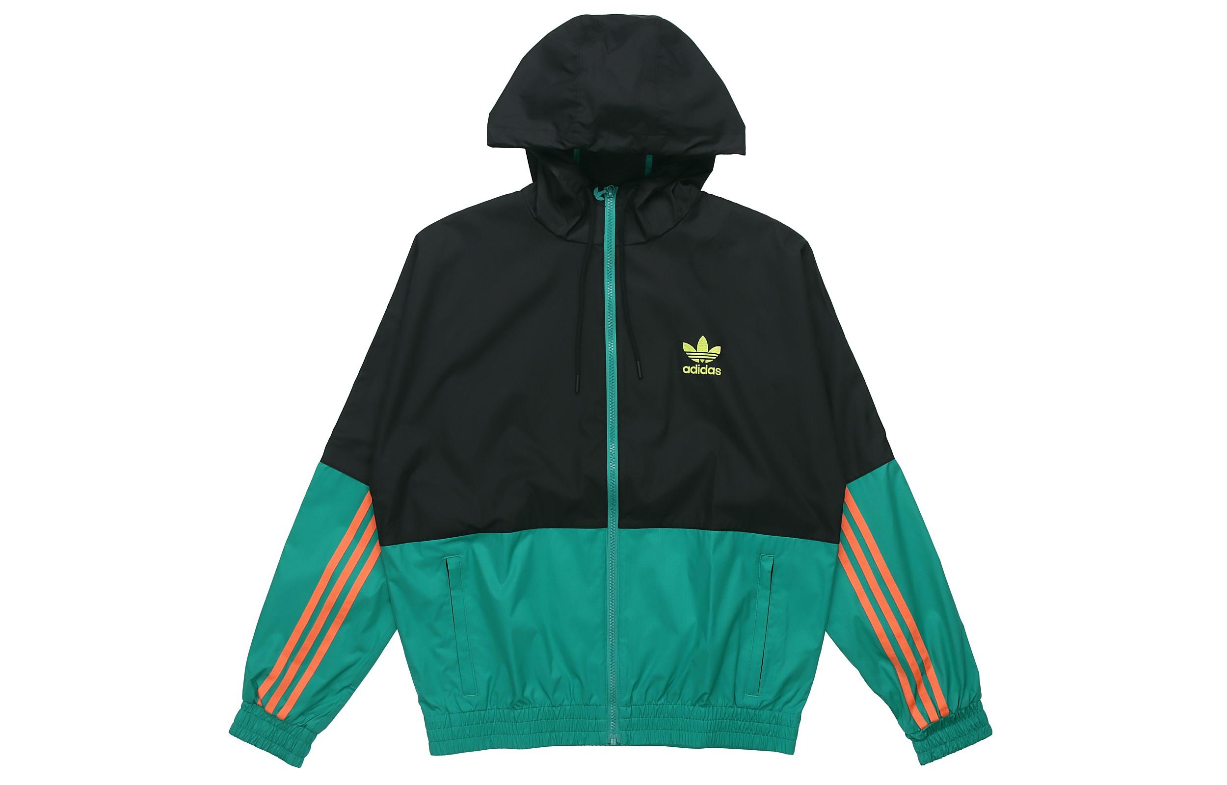 Adidas Originals Jackets Men s Black Green Multicolor Hooded Moderate Other GK5923 XXL