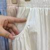 Women's Wrinkle-Resistant Casual High-Waist Slimming Tiered Cake Umbrella Skirt with Pockets - Artsy Vintage Versatile Midi for Spring/Summer