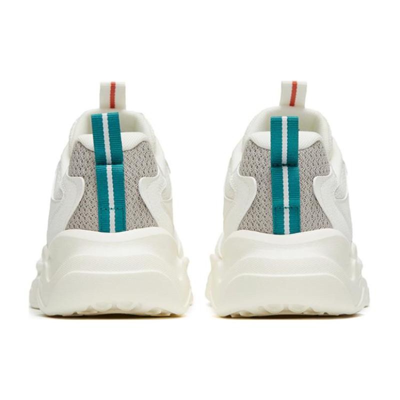 Anta Wear-resistant Non-slip And Breathable Low-Top Sports Casual Shoes Women's White Gray Green Sneakers 922328815-1