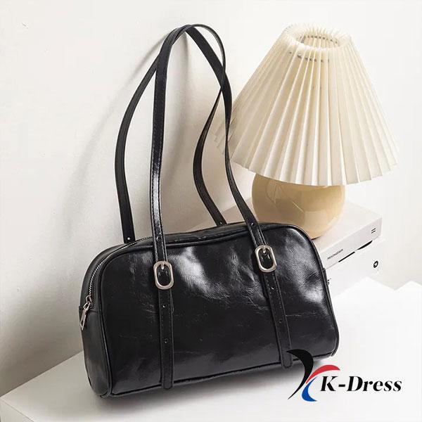 

Багетна сумка Boston з довгою ручкою (3 кольори) 27x16x7.5cm чорний