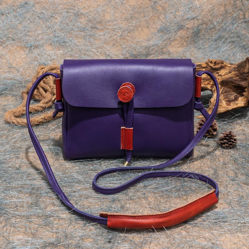 Johnature Wszechstronny Jednolity Kolor Rozrywka Prawdziwa Skóra Kobiety Mała Torba W Stylu Vintage Naturalna Prawdziwa Skóra Bydlęca Torby na Ramię i Crossbody