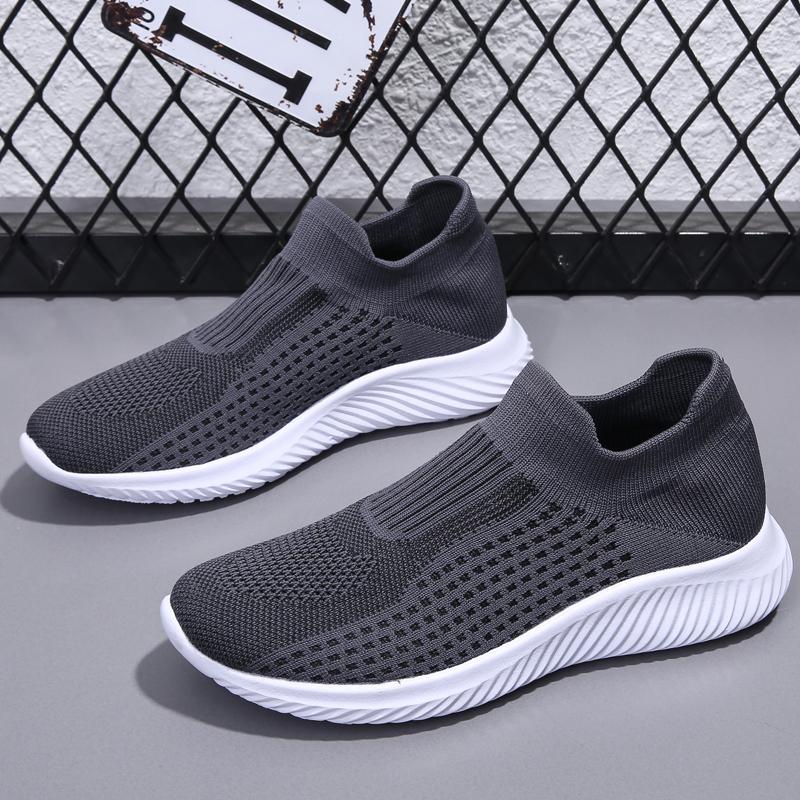 Fashion Sneakers for Men 2024 Leisure Mesh Breathable Soft Sole Fashionable Hiking Shoes Comfortable Original Men's Vulcanized Shoes