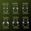 5PCS Acrylic Transparent Reducing Adapter for Direct Size Matching Straight-Through Pmma Aquarium Water Pipe Fittings Accessory
