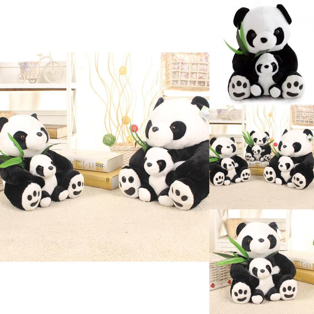 Adorable 38cm Panda Teddy Bear Soft Plush Stuffed Animal Ideal For Kids Gift