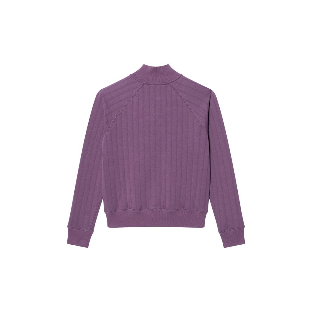 Kurtka Bawełniana Polo Ralph Lauren Jednolita Pikowana Haft Konia Zamek Błyskawiczny Kurtki Dziecięce Fioletowa 313952089-003