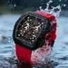 [Quartz Men's Dress Watch] High-Accuracy Quartz Movement Men's Dress Wristwatch | Multi-Functional Design, Silicone Band