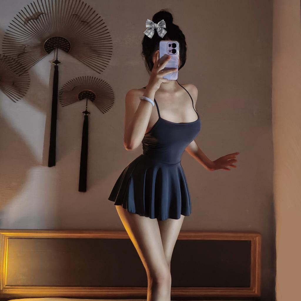 Sex Underwear Sexy Perspective Nightgown Cute Little Woman Pure Desire Suspender Pajamas Backless Seduction Woman