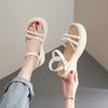 Women's Thick Bottom Heightening Sandals Summer Hundred Casual Soft Bottom Shoes