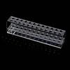 Clear 24 Slots Acrylic Eyeliner Lip Liner Pencil Holder Makeup Display Stand Organizer Makeup Brushes Shelf Cosmetic Storage Box