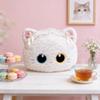 Fluffy Cat Plush Toy Gift For Kids And Teens With Polyester Filling For Sleep Comfort