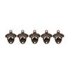 10 Pcs Wall Mount Bottle Opener Vintage Style Rustic Strong Durable Metal Beer Cap Opener for Bar
