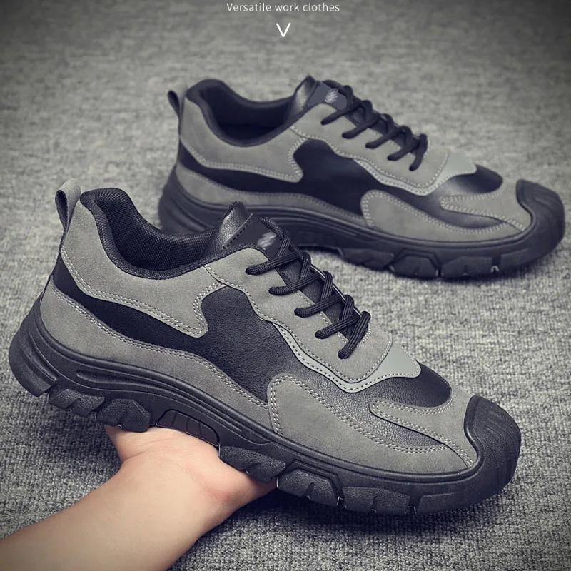 Fashion Men Sneakers Mesh Casual Shoes Lace-up Men Shoes Lightweight Vulcanize Shoes Walking Sneakers Zapatillas Hombre