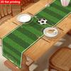 1Pcs Football Table Runner Soccer Birthday Decor Soccer Sports Theme Table Cover Football Birthday Baby Shower Supplies