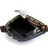 Retro Ethnic Style Shoulder Bag Canvas Embroidered Phone Crossbody Messenger Bag Travel Outdoor Casual Simple All-Mastch Women Small Bag