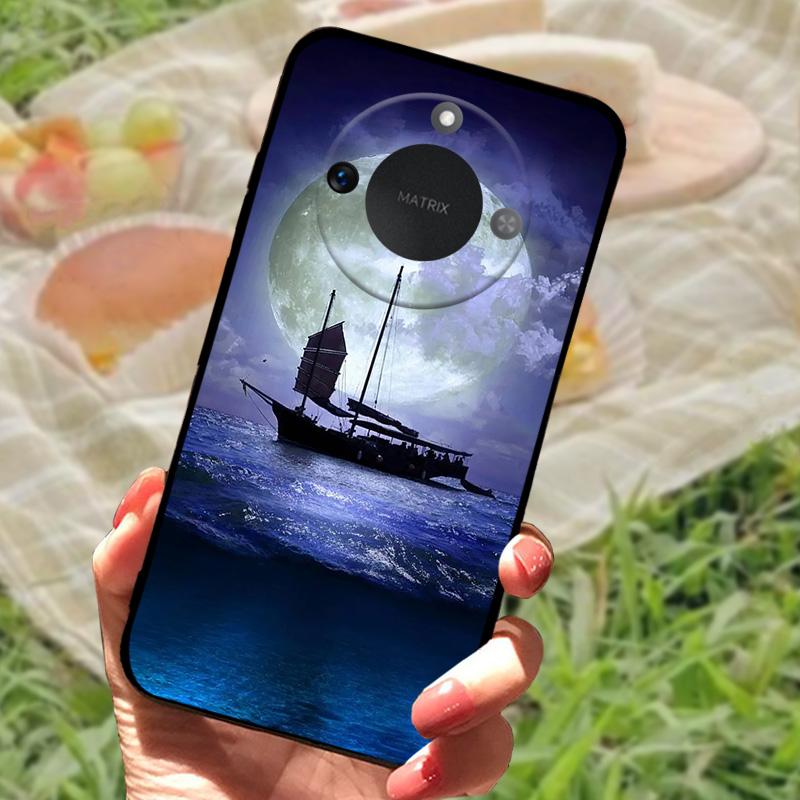 For Honor X9C Smart 5G Case Shookproof Silicone Soft TPU Phone Bumper Cover For Huawei Honor X9C 5G Cartoon Fundas Coque Cases