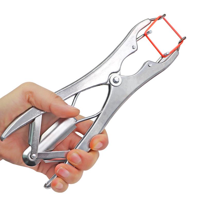 Veterinary Tail & Castration Pliers with Docking Rings for Piglets and Lambs