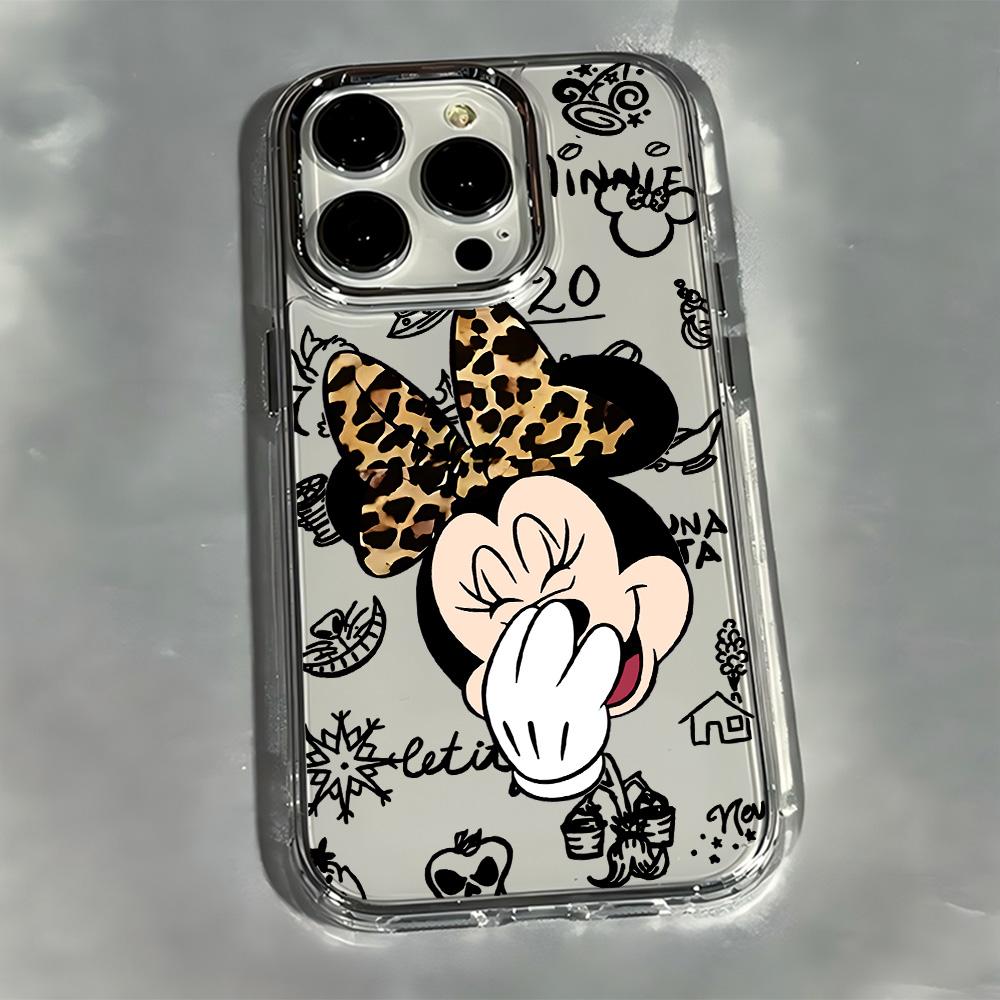 Graffiti M-Mickey Minnies Phone Case For iPhone 17e 17 16e 16 15 14 13 12 11 mini Pro Max X XR XSMAX Air Plus Transparent Cover