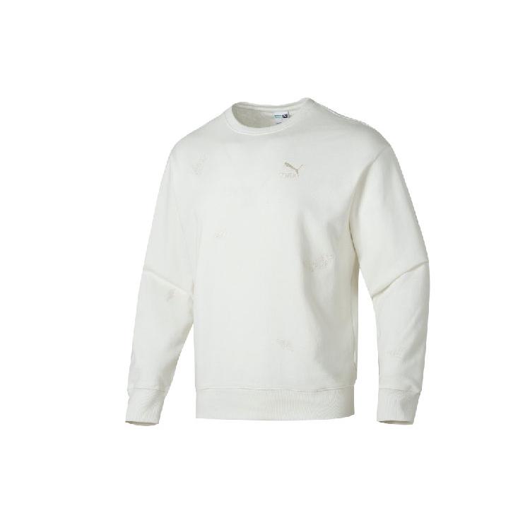 New PUMA Sports Life Collection Sweatshirts Unisex White 625253-65
