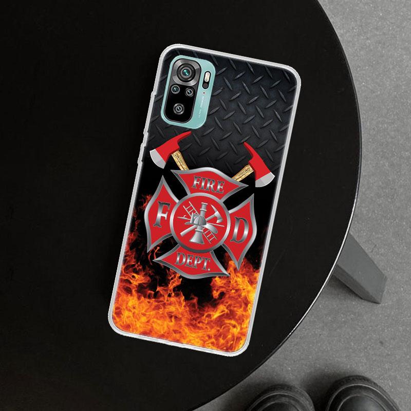 

Firefighter Heroes Fireman Phone Case Cover for Xiaomi Redmi Note 15 14 13 12 11 Pro Plus 14S 12S 11S 11T 11E 10S 10 Customized Redmi Note 14S