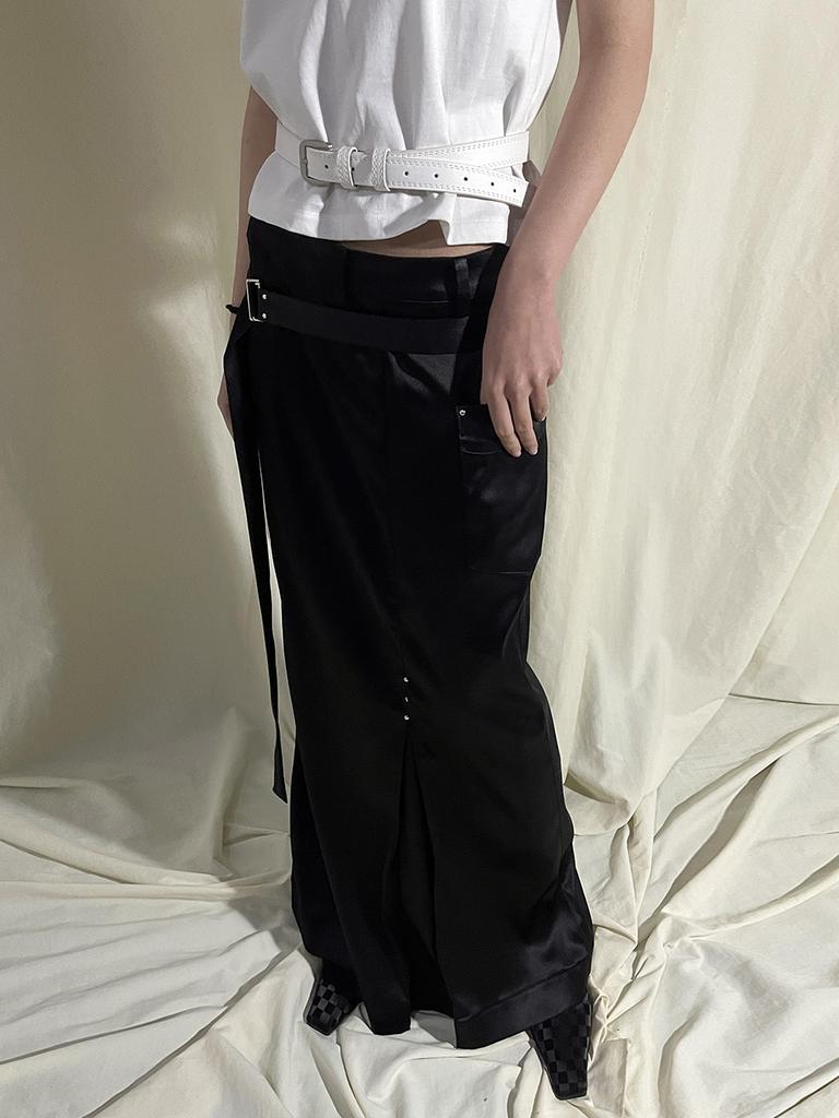 Seutillesseodi Glossy Maxi Skirt