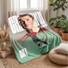 Coperta Tema Cristiano Ronaldo Morbida Coperta in Flanella Morbida Coperta Plaid Peluche Coperta Accogliente per Divano Letto per Arredamento Casa