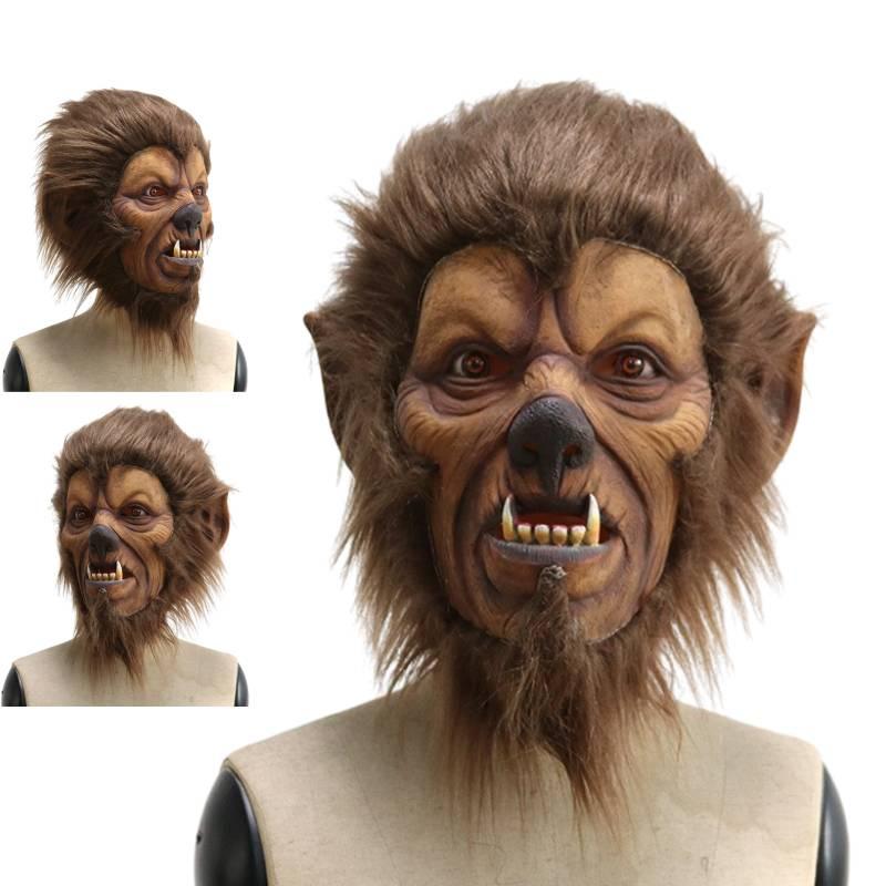 Cute Animal Lion Mask Latex Halloween Costume Party Dress Up